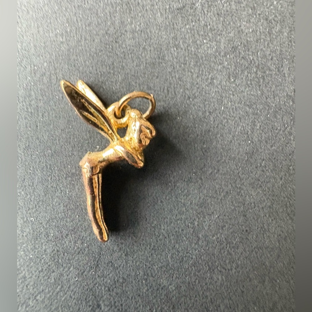Vintage Gold Tinkerbell Pendant